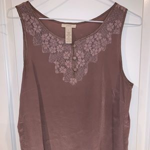 J.Crew sleeveless silk blouse